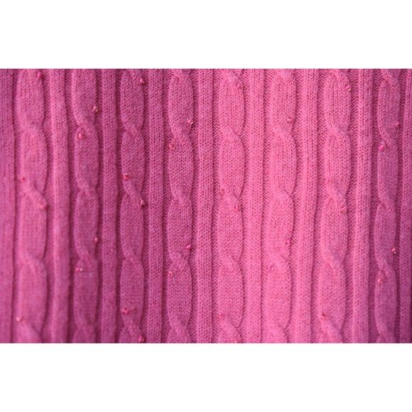 Vintage Drapers and Damons Pink High Neck Sweater XL - Picture 2 of 6